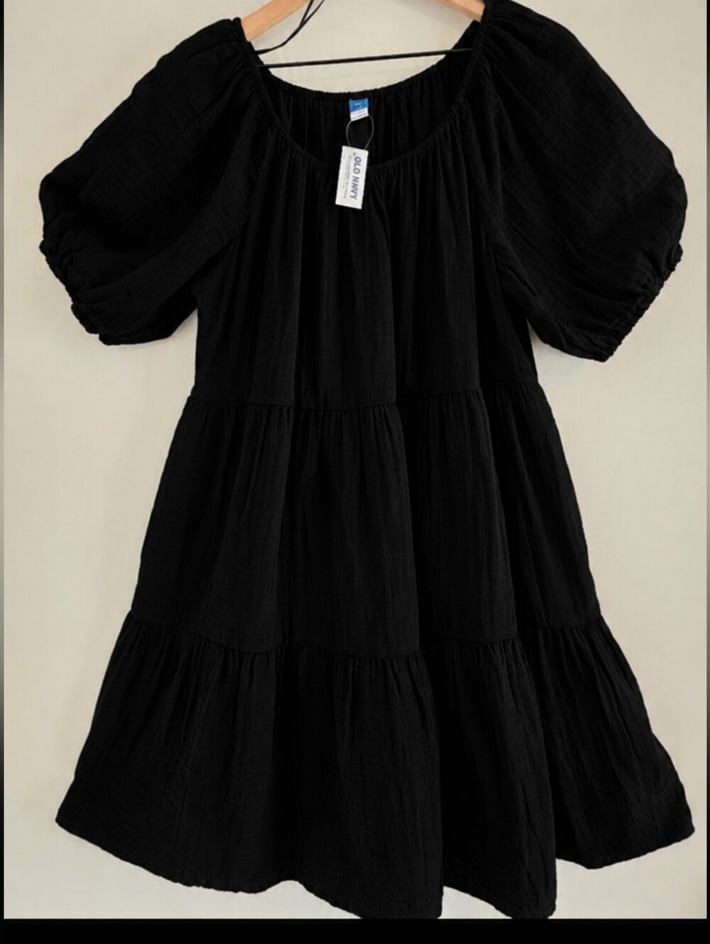Old Navy Tiered Babydoll Dress Pockets